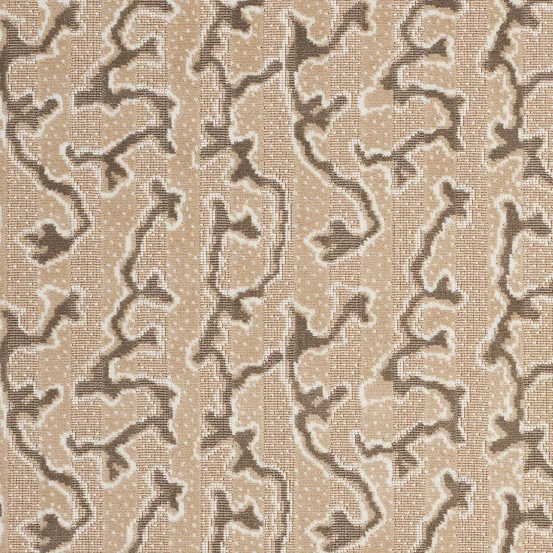 CORAIL VELVET fabric CHAMPAGNE color by Schumacher