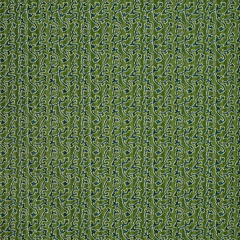 CORAIL VELVET Fabric – EMERALD | Schumacher | Wallpaper Twin CORAIL VELVET fabric EMERALD color by Schumacher