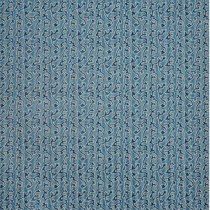 CORAIL VELVET Fabric – MEDITERRANEAN | Schumacher | Wallpape CORAIL VELVET fabric MEDITERRANEAN color by Schumacher