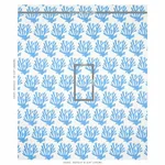 Coral fabric BLUE color by Schumacher