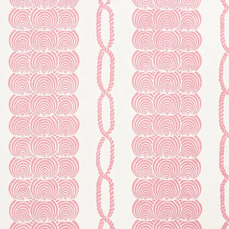 CORALLINE fabric PINK color by Schumacher