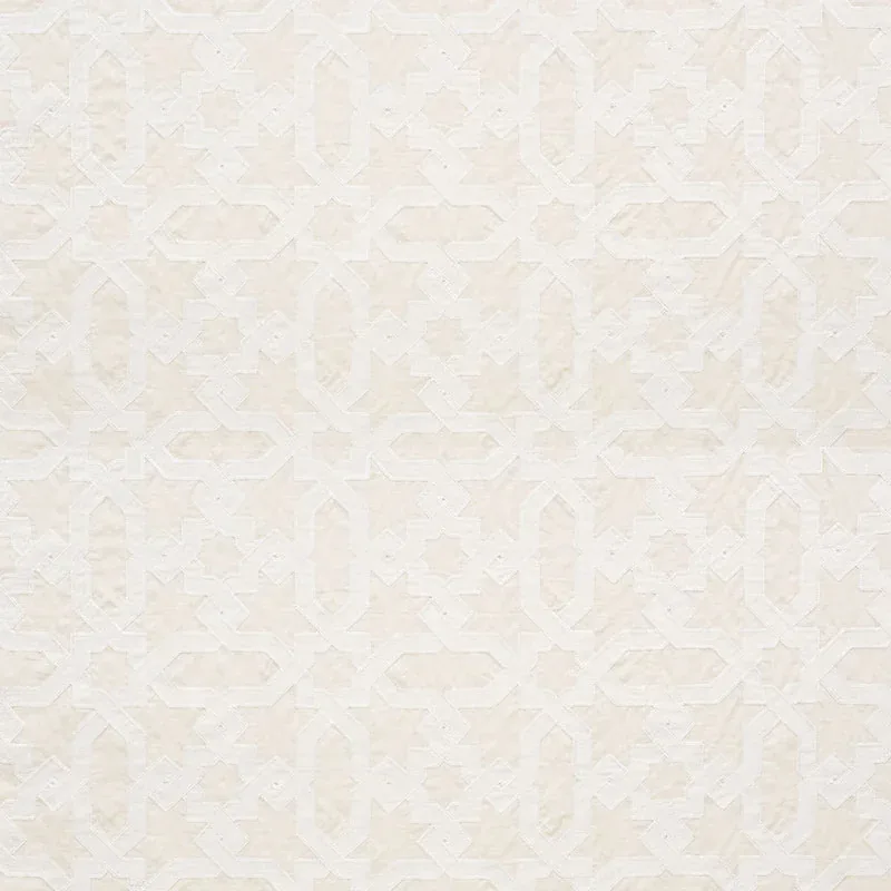 CORDOBA EMBROIDERY fabric LINEN color by Schumacher