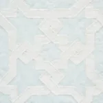 CORDOBA EMBROIDERY Fabric – MIST | Schumacher | Wallpaper Tw CORDOBA EMBROIDERY fabric MIST color by Schumacher