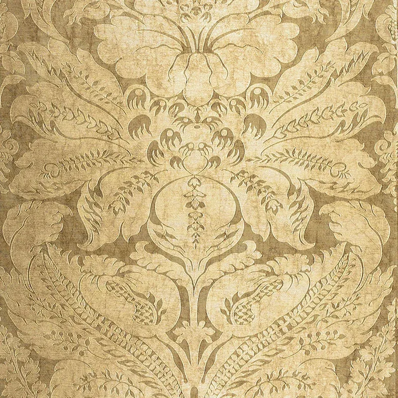 CORDWAIN DAMASK fabric GILT color by Schumacher