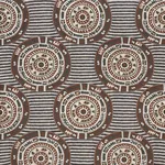 CORFU fabric BLACK NEUTRAL color by Schumacher