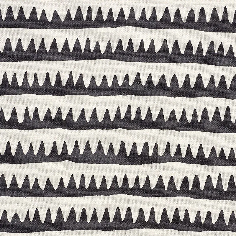 177971 | CORFU HAND PRINTED STRIPE – BLACK