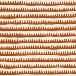 CORFU HAND PRINTED STRIPE fabric RUST color by Schumacher