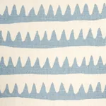 CORFU HAND PRINTED STRIPE fabric SKY color by Schumacher