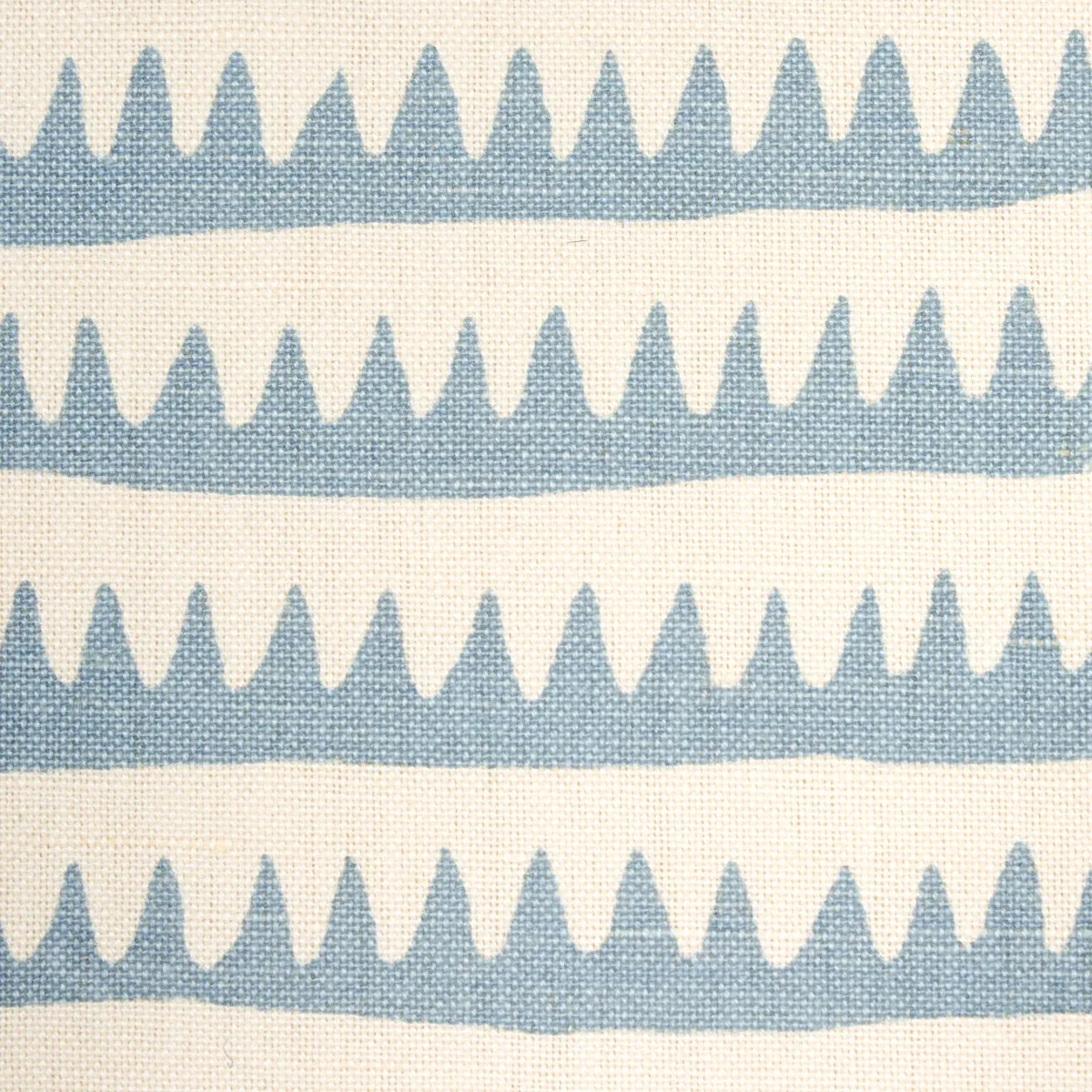 CORFU HAND PRINTED STRIPE fabric SKY color by Schumacher