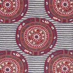 CORFU Fabric – NAVY MULTI | Schumacher | Wallpaper Twins CORFU fabric NAVY MULTI color by Schumacher