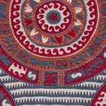 CORFU Fabric – NAVY MULTI | Schumacher | Wallpaper Twins CORFU fabric NAVY MULTI color by Schumacher