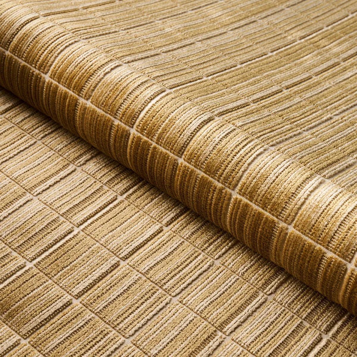 CORNEILLE VELVET fabric COPPER color by Schumacher