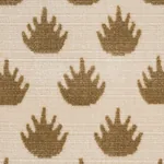 CORONATION VELVET fabric CAMEL color by Schumacher