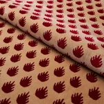 CORONATION VELVET Fabric – GARNET | Schumacher | Wallpaper T CORONATION VELVET fabric GARNET color by Schumacher