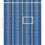 COSIMA EMBROIDERY Fabric – BLUE MULTI | Schumacher | Wallpap COSIMA EMBROIDERY fabric BLUE MULTI color by Schumacher