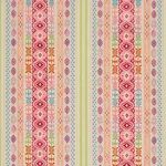 COSIMA EMBROIDERY fabric PINK MULTI color by Schumacher