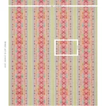 COSIMA EMBROIDERY fabric PINK MULTI color by Schumacher