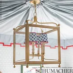 COSMOS fabric BLUE color by Schumacher