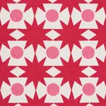 COSMOS fabric VALENTINE color by Schumacher