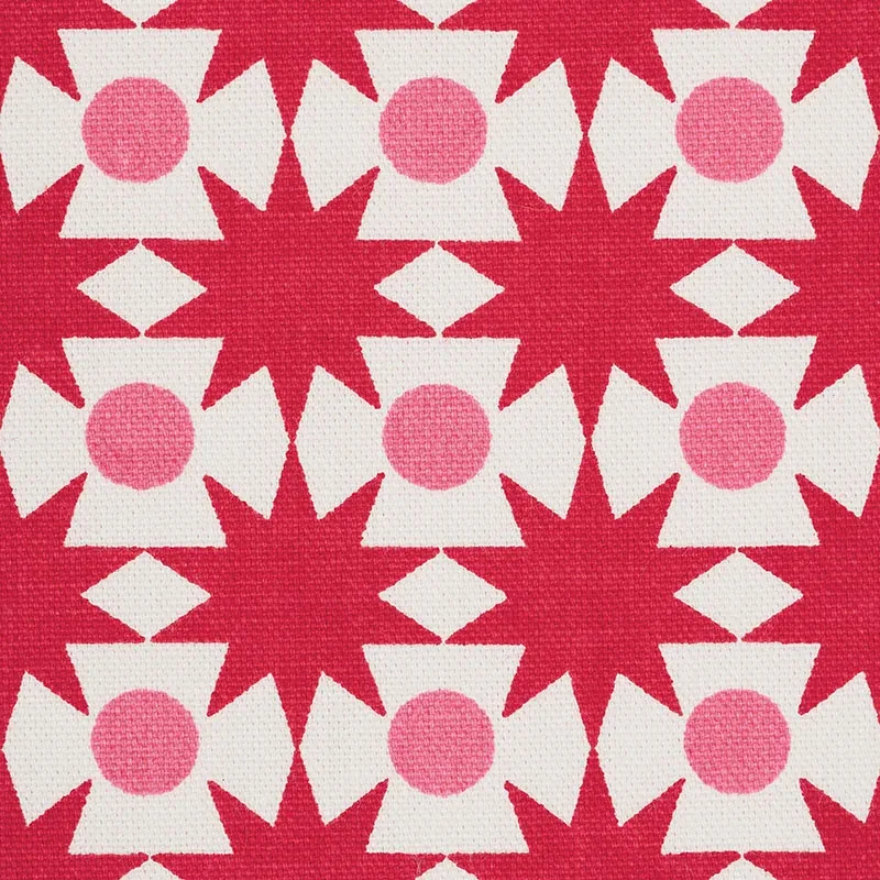 COSMOS fabric VALENTINE color by Schumacher