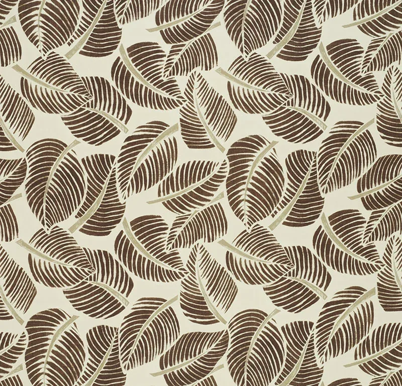 COSTA RICA fabric CHOCOLATE color by Schumacher