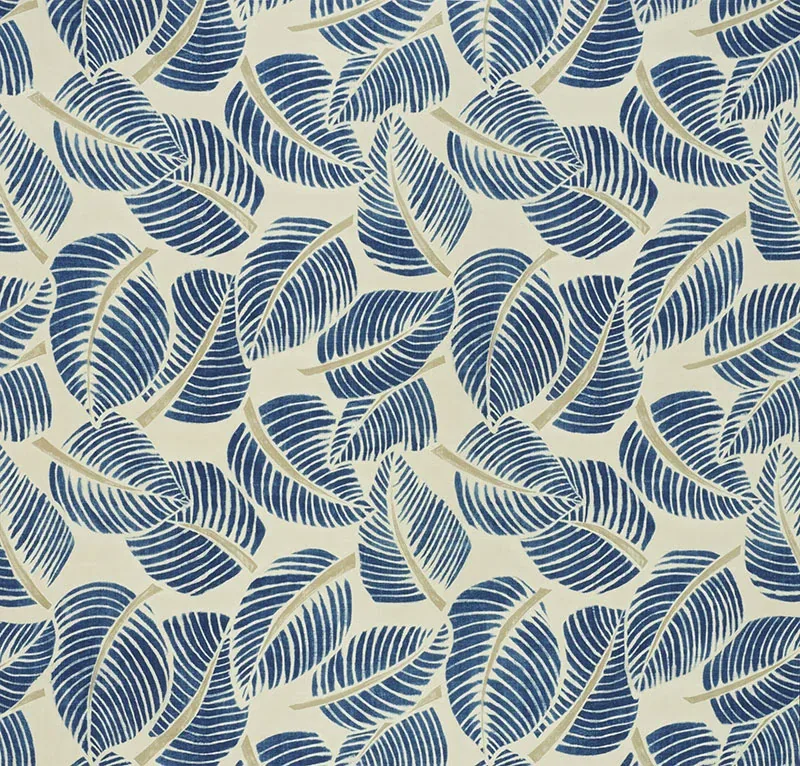 COSTA RICA fabric INDIGO color by Schumacher