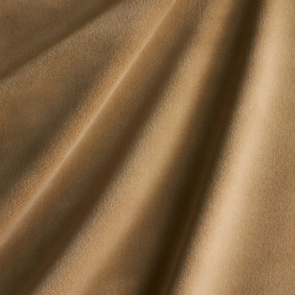 COTTON CLUB VELVET fabric FAWN color by Schumacher