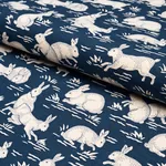 COTTONTAILS fabric INDIGO color by Schumacher