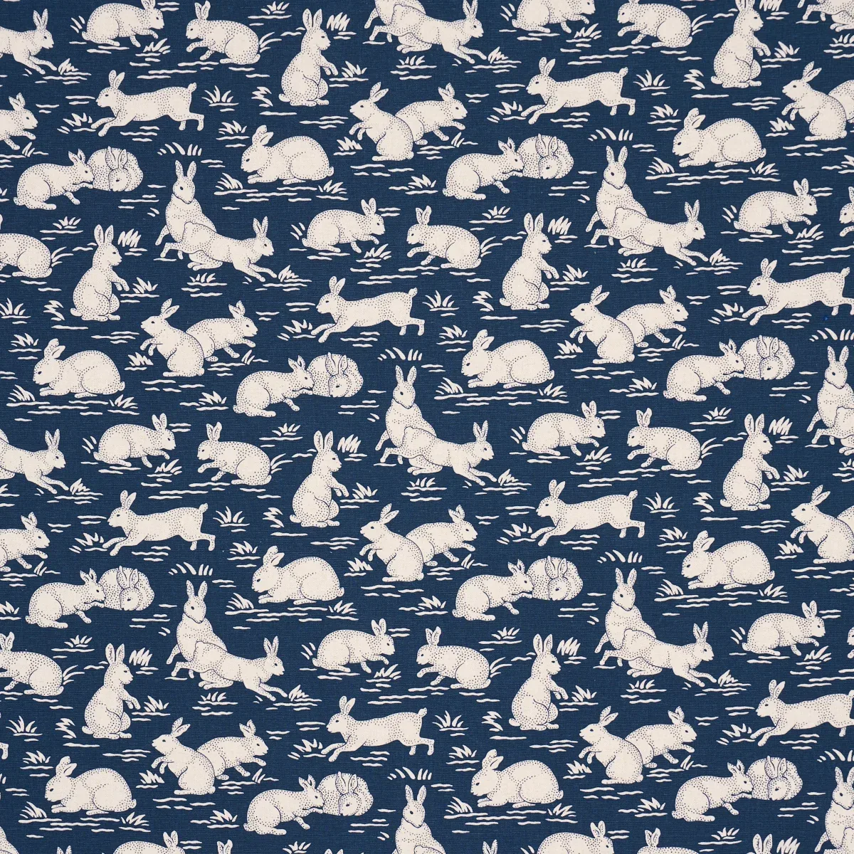COTTONTAILS fabric INDIGO color by Schumacher