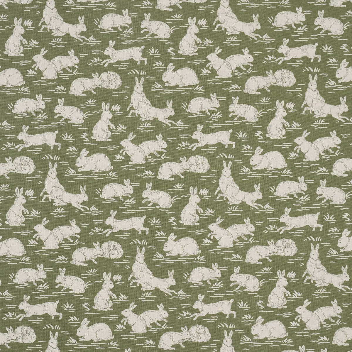 COTTONTAILS fabric MOSS color by Schumacher