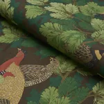 COVEY HEDGE fabric CHESTNUT color by Schumacher
