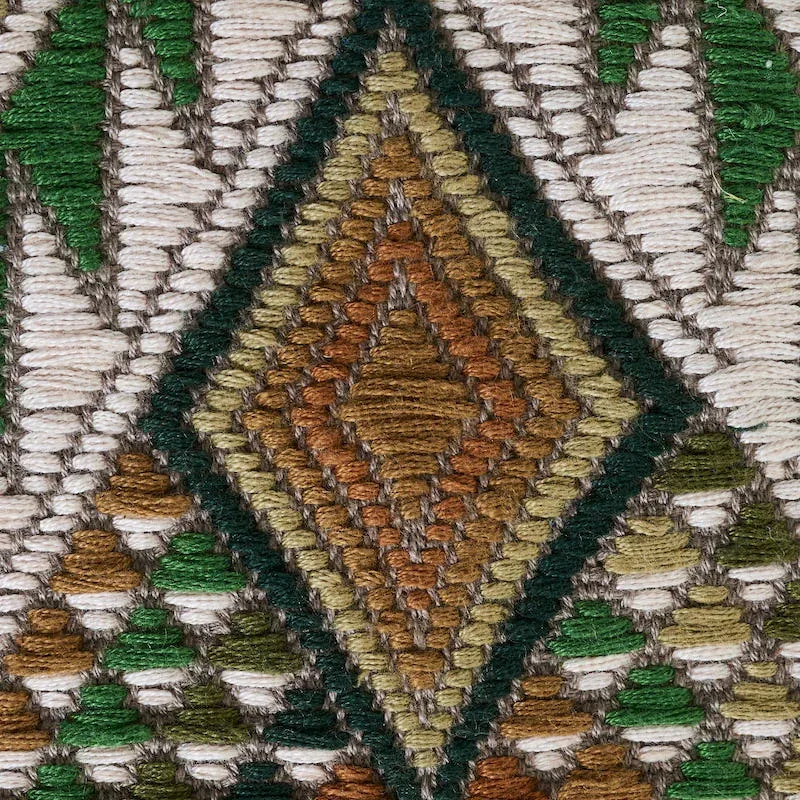 COYOLATE HAND WOVEN BROCADE Fabric – GREEN | Schumacher | Wa COYOLATE HAND WOVEN BROCADE fabric GREEN color by Schumacher