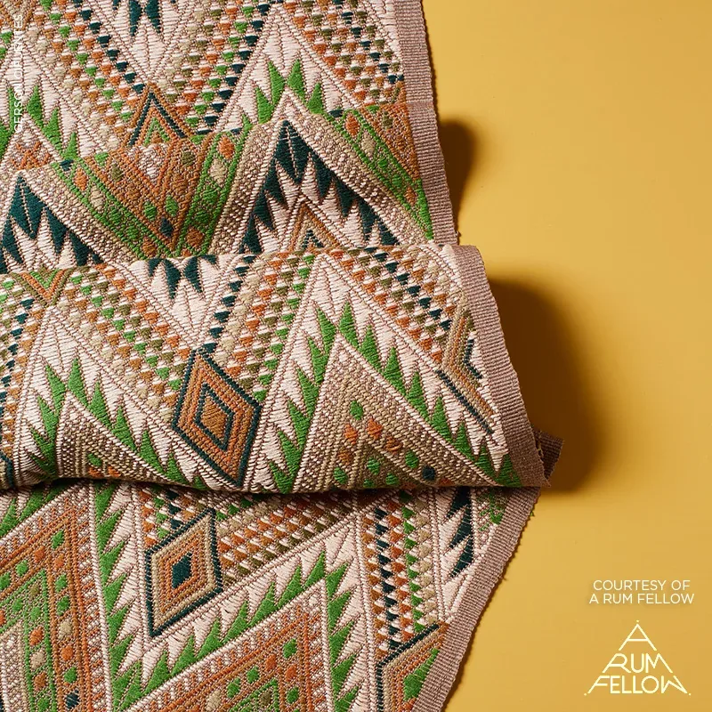 COYOLATE HAND WOVEN BROCADE Fabric – GREEN | Schumacher | Wa COYOLATE HAND WOVEN BROCADE fabric GREEN color by Schumacher