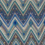 COYOLATE HAND WOVEN BROCADE fabric OCEAN color by Schumacher