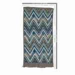 COYOLATE HAND WOVEN BROCADE fabric OCEAN color by Schumacher
