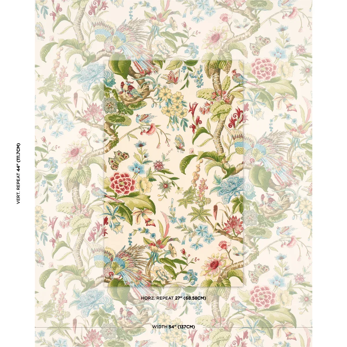 CRANLEY GARDEN Fabric – DOCUMENT | Schumacher | Wallpaper Tw CRANLEY GARDEN fabric DOCUMENT color by Schumacher