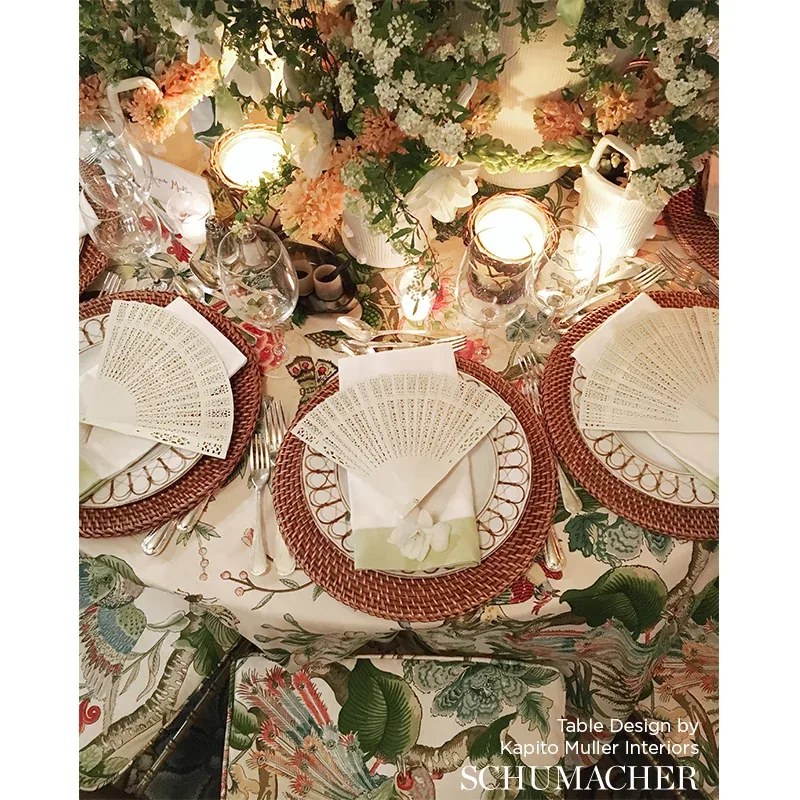 CRANLEY GARDEN Fabric – DOCUMENT | Schumacher | Wallpaper Tw CRANLEY GARDEN fabric DOCUMENT color by Schumacher