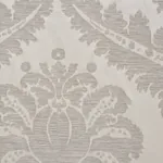 CRAWFORD DAMASK fabric PLATINUM color by Schumacher