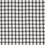 CRAWFORD LINEN CHECK fabric BASALT color by Schumacher