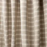 CRAWFORD LINEN CHECK fabric FLAX color by Schumacher