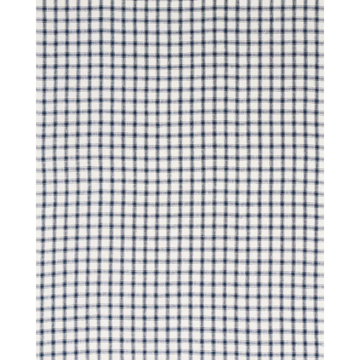 CRAWFORD LINEN CHECK Fabric – INDIGO | Schumacher | Wallpape CRAWFORD LINEN CHECK fabric INDIGO color by Schumacher