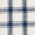CRAWFORD LINEN CHECK Fabric – INDIGO | Schumacher | Wallpape CRAWFORD LINEN CHECK fabric INDIGO color by Schumacher