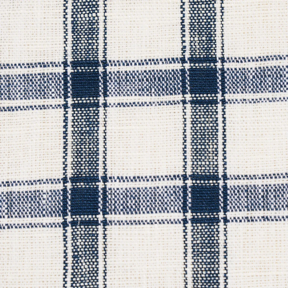CRAWFORD LINEN CHECK Fabric – INDIGO | Schumacher | Wallpape CRAWFORD LINEN CHECK fabric INDIGO color by Schumacher