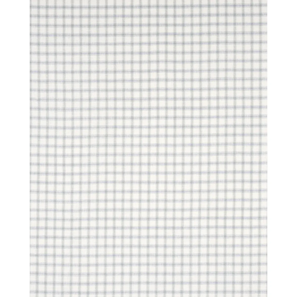 CRAWFORD LINEN CHECK fabric JASPER BLUE color by Schumacher