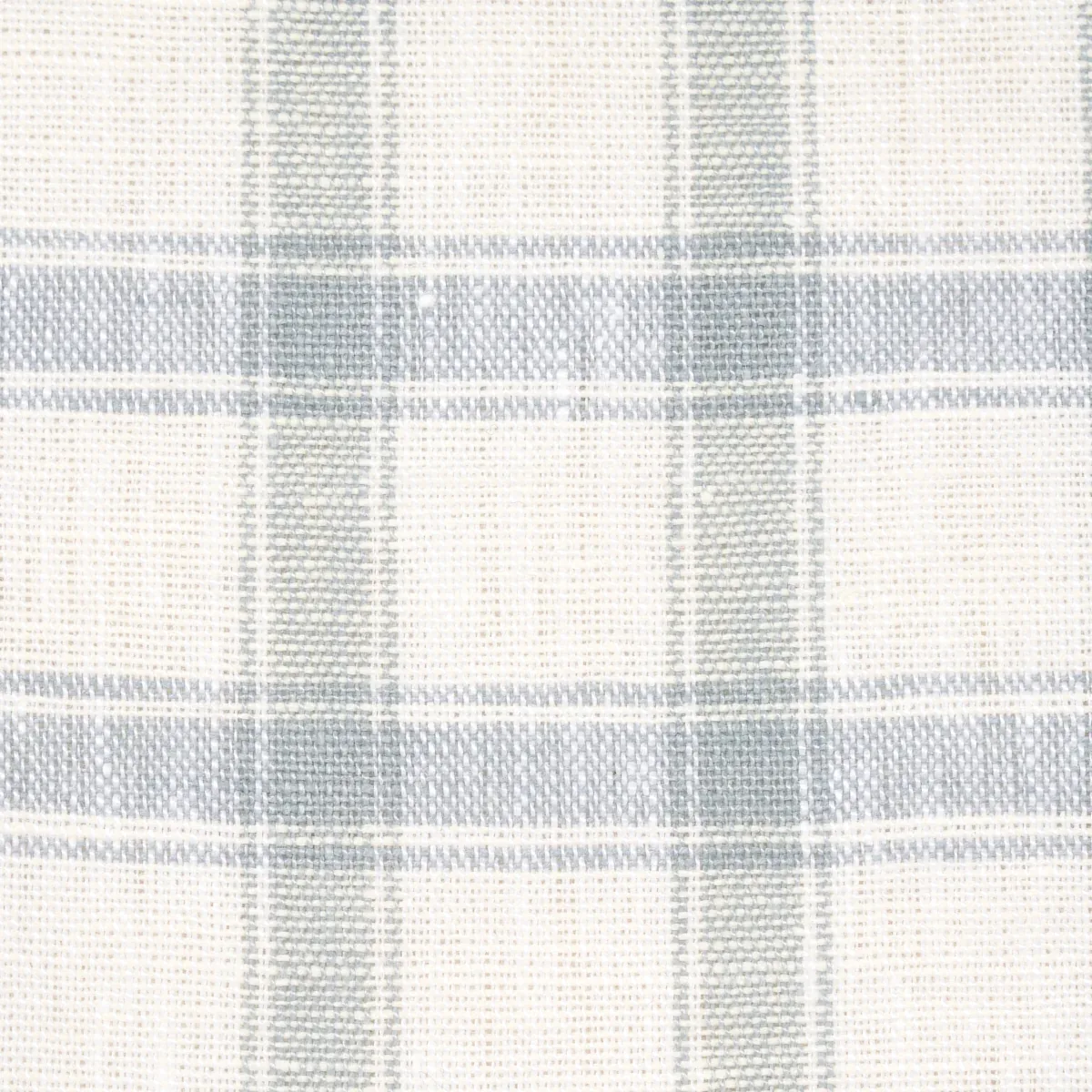 CRAWFORD LINEN CHECK fabric JASPER BLUE color by Schumacher