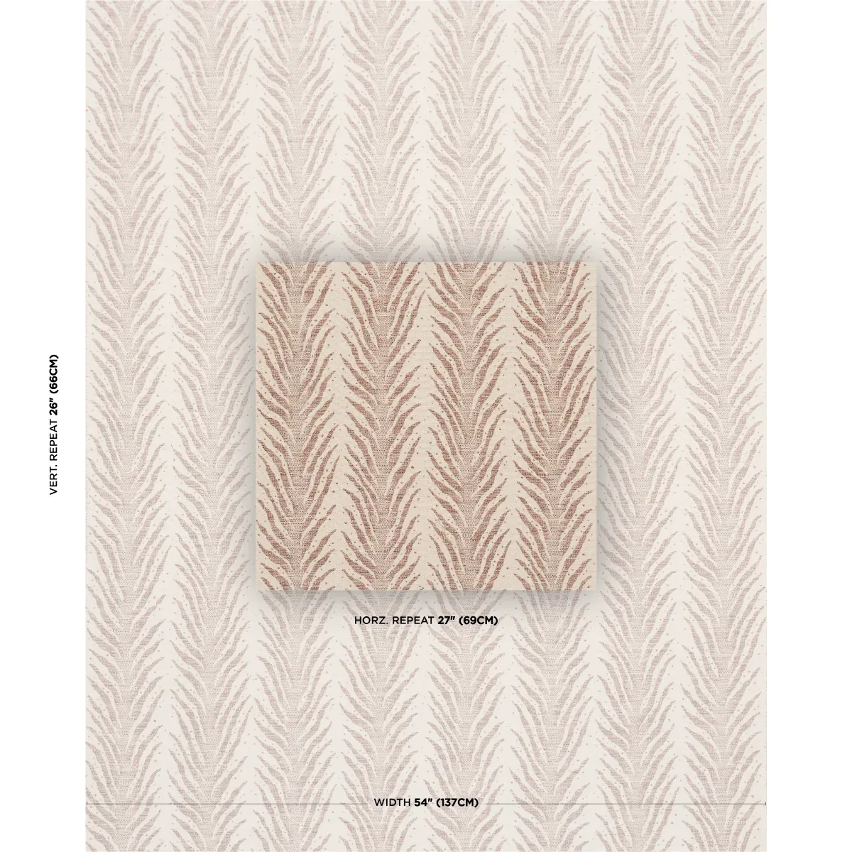 CREEPING FERN Fabric – BISCUIT | Schumacher | Wallpaper Twin CREEPING FERN fabric BISCUIT color by Schumacher