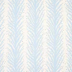 CREEPING FERN PRINT fabric SLUMBER BLUE color by Schumacher