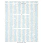 CREEPING FERN PRINT fabric SLUMBER BLUE color by Schumacher