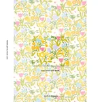 CREWEL GARDEN Fabric – MULTI | Schumacher | Wallpaper Twins CREWEL GARDEN fabric MULTI color by Schumacher