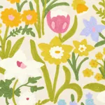 CREWEL GARDEN Fabric – MULTI | Schumacher | Wallpaper Twins CREWEL GARDEN fabric MULTI color by Schumacher